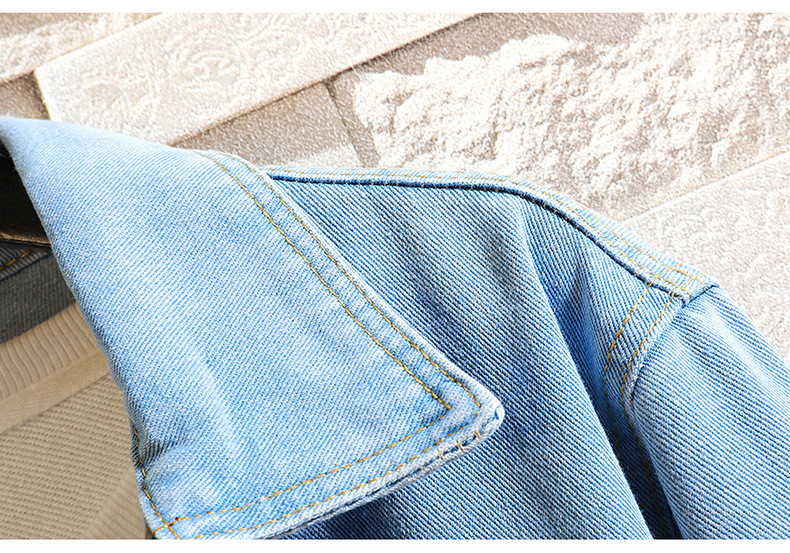 新作初売り 新品 デニムジャケット メンズ ロング デニムコート ライダースジャケット ジージャン 無地 大きいサイズ有り M~5XL選択 ブルー_画像6