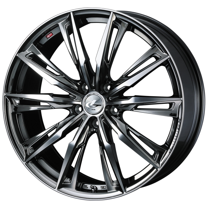 ノア ヴォクシー 90系 ホイール 4本セット LEONIS GX BMCMC 19インチ 7.5J+48 5H-114.3