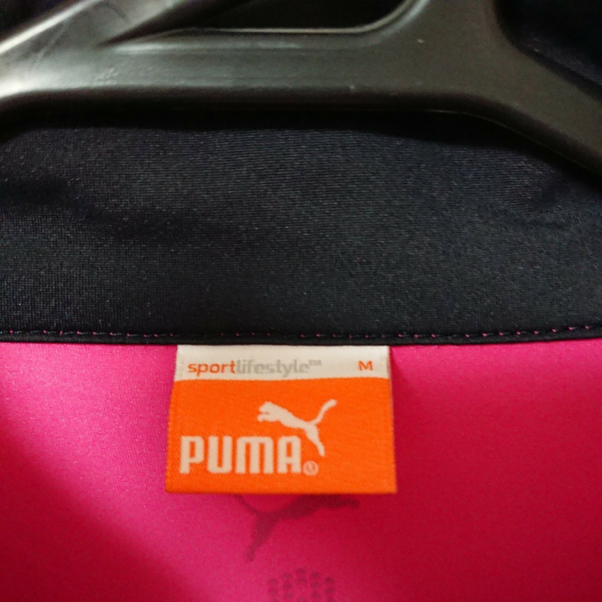 PUMA GOLF Puma Golf спорт тренировка одежда жакет джемпер блузон тонкий розовый чёрный M стрейч популярный переносной 