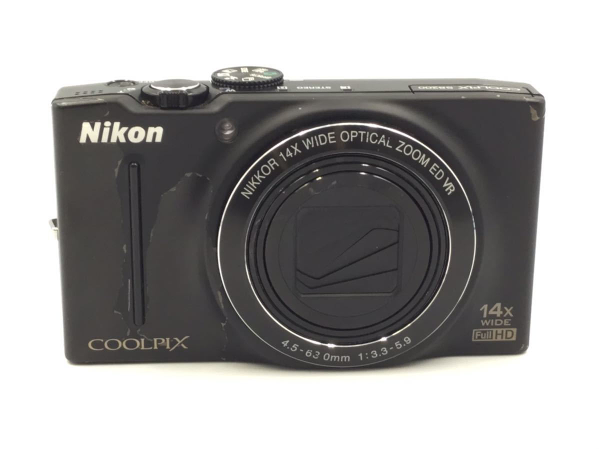 2222 【動作品】 Nikon ニコン COOLPIX S8200 コンパクトデジタルカメラ バッテリー付属_画像1