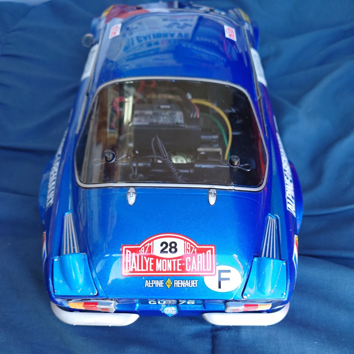 蔵出し　希少 当時物　タミヤ　M02シャーシ　アルピーヌA110　ALPINE A110 ITEM.58168 未走行　プロポ2個付き_画像4