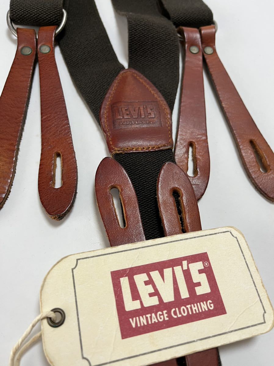 LEVI’S VINTAGE CLOTHING サスペンダー リーバイス 未使用_画像1