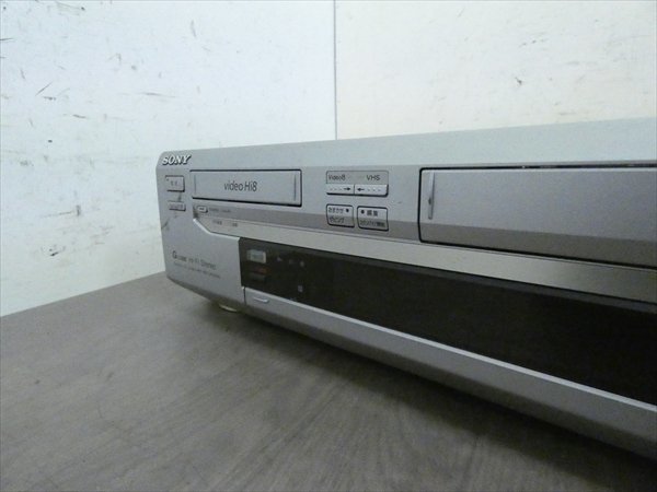 録再OK/AVコード付属☆SONY/ソニー☆Hi8/VHS Wデッキ☆WV-H6 管N23125 #_画像5