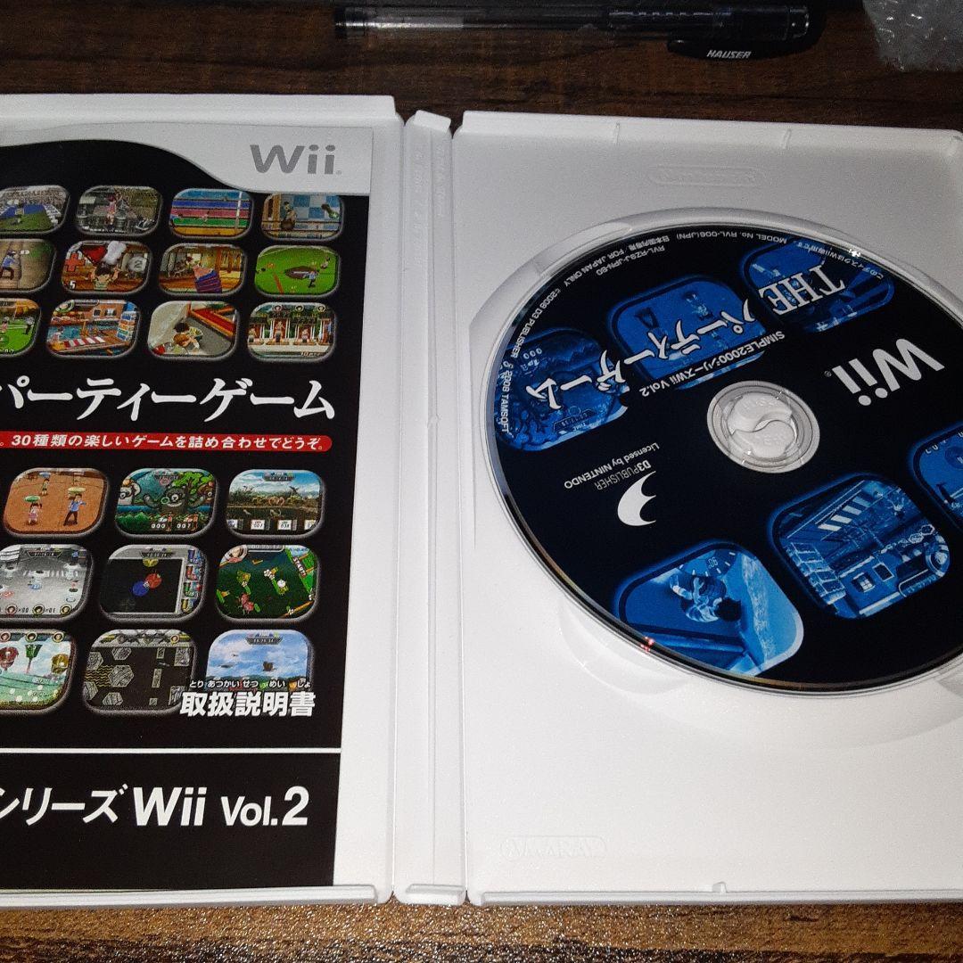 【送料4点まで230円】60【Wii】SIMPLE2000シリーズWii VOL.2 THEパーティーゲーム【動作確認済】_画像2