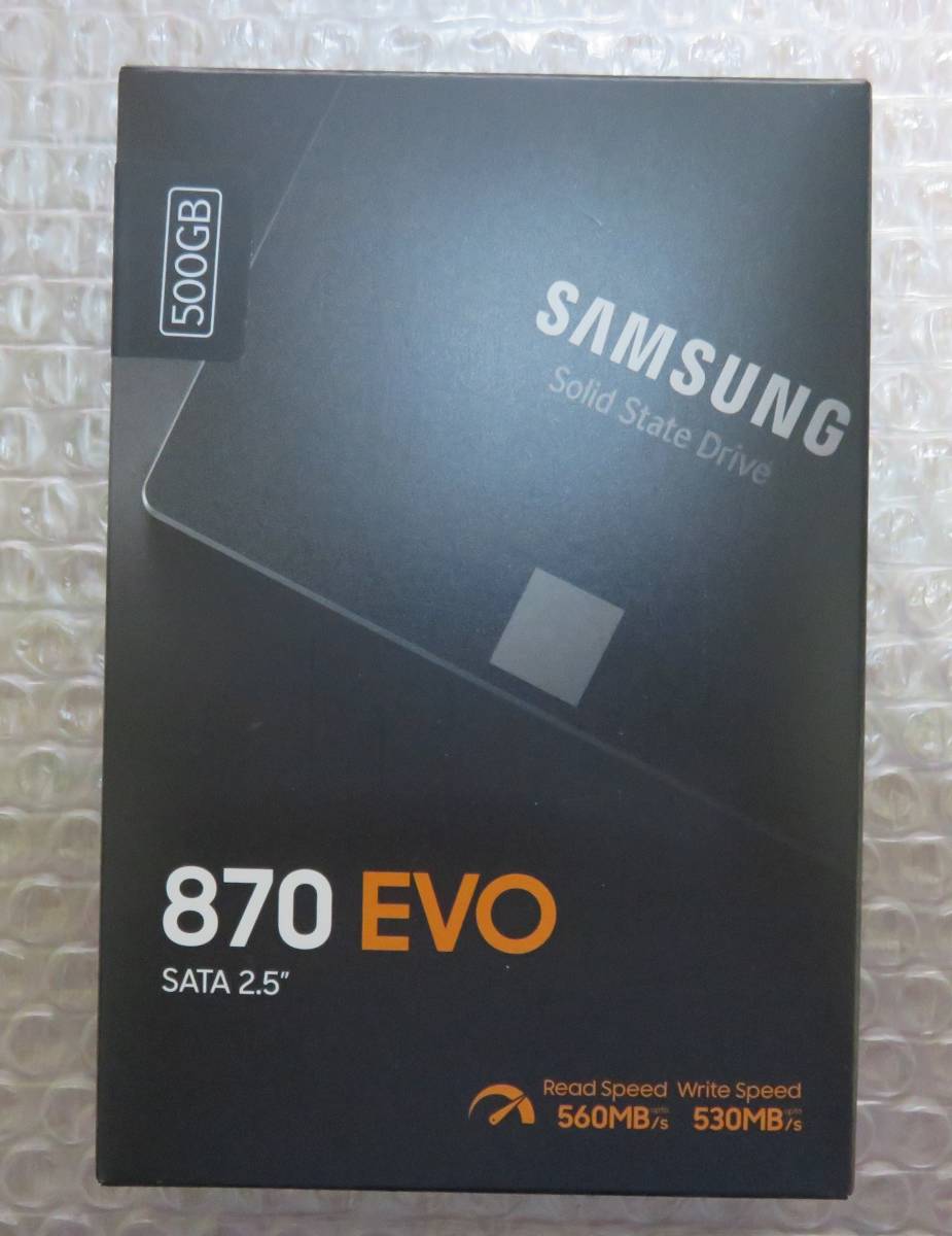 ◎新品 SAMSUNG SSD 870 EVO 500GB 2.5インチ 7mm SATA MZ-77E500B_画像1