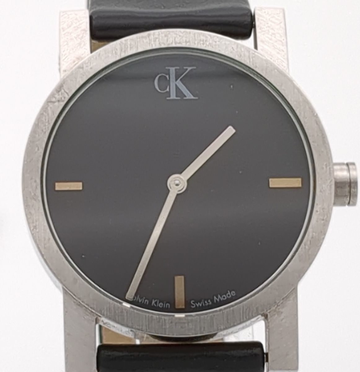 カルバンクライン　K7111　クォーツ　社外新品レザーベルト　純正尾錠　メンズ　腕時計　CK　Calvin Klein　◆3111/藤枝インター店