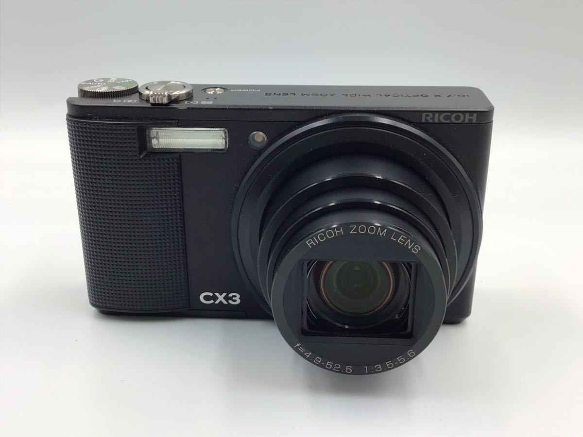 3250 【動作品】 RICOH リコー CX3 コンパクトデジタルカメラ バッテリー付属_画像2
