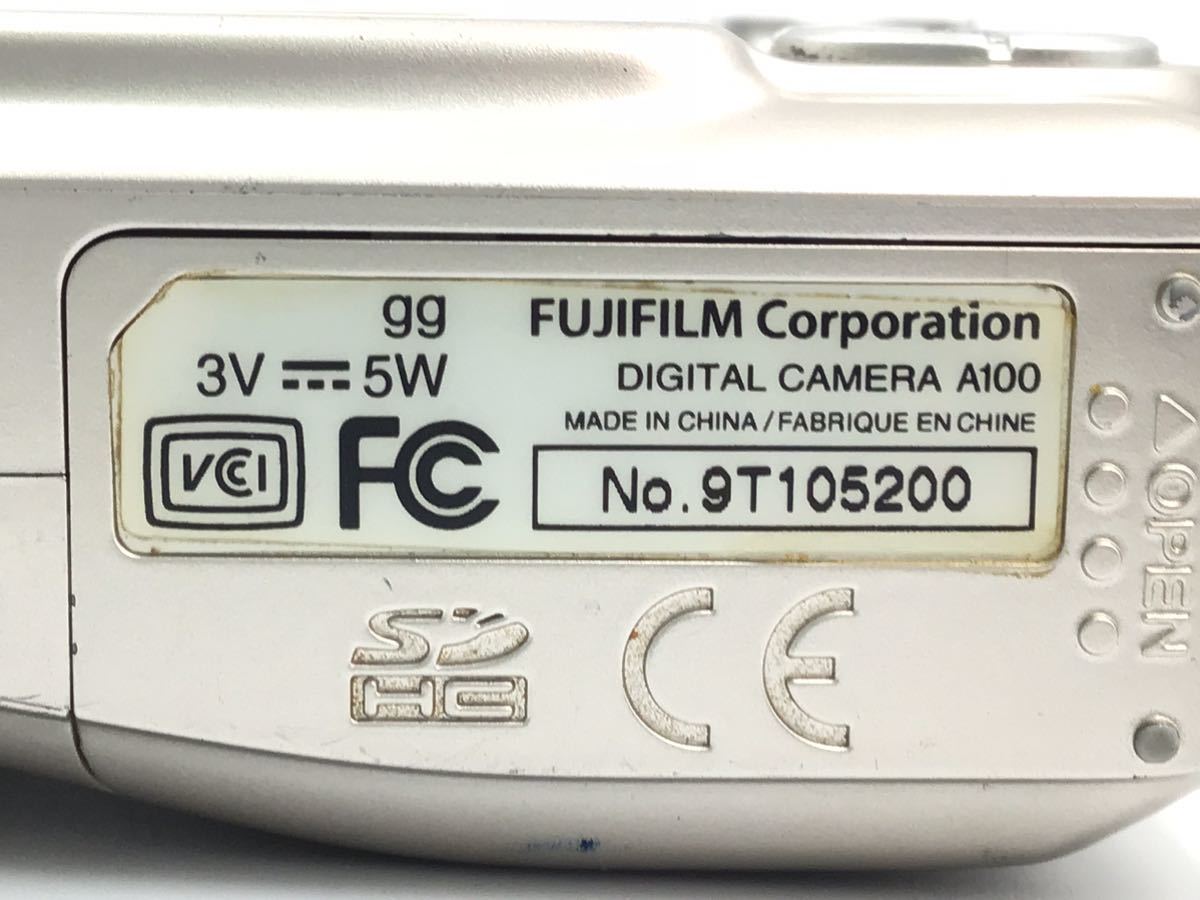 5200 【動作品】 FUJIFILM 富士フィルム A100 コンパクトデジタルカメラ 電池式_画像9