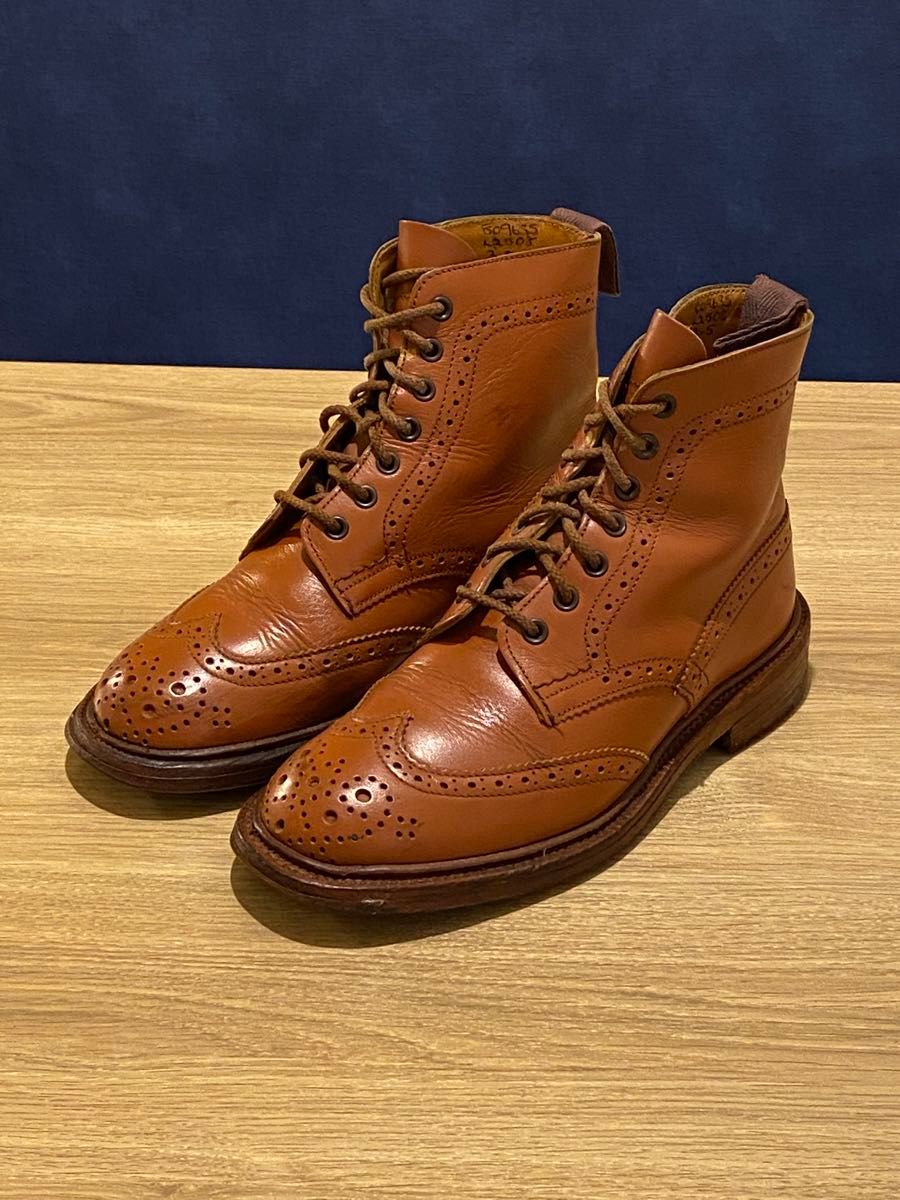 Tricker's トリッカーズカントリーウイングブーツUK3茶 レザー