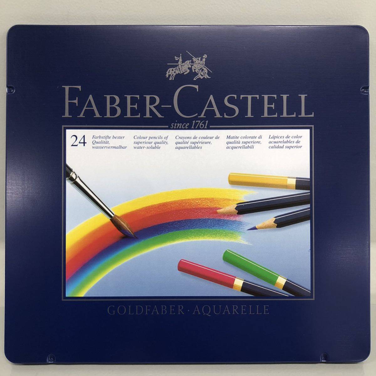 T FABER-CASTEL ファーバーカステル 24色 水彩色鉛筆 GOLDFABER