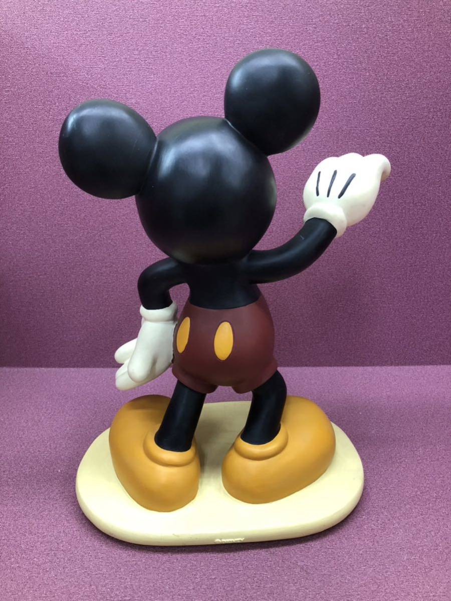 H■ Disney ディズニー ミッキーマウス オブジェ 高さ40cm ミッキー 置物 像 フィギュア 陶器製？ ビンテージ レトロ コレクション _画像3