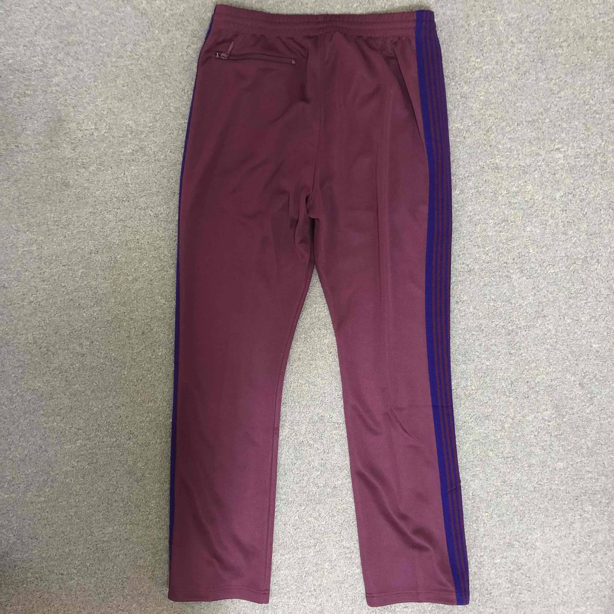  new goods unused Needles size L Narrow Track Pant Poly Smooth Wine needle z narrow truck pants poly- smooth wine 