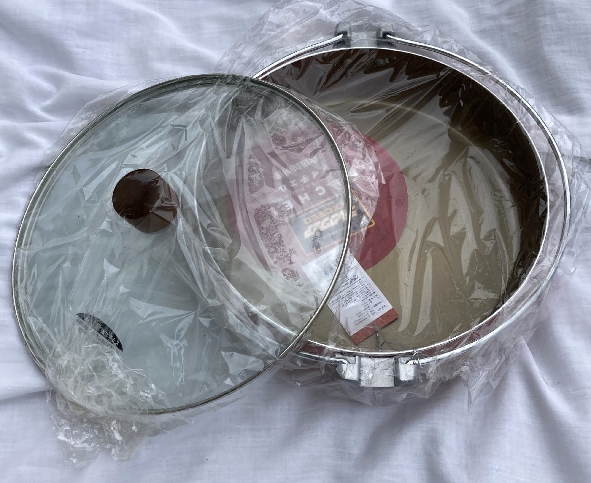 *FREIZ peace flat f Rays RECHEL Ray che ruWR-8454 glass cover attaching ... saucepan 26cm*... attaching difficult! fluorine resin processing 991 jpy 