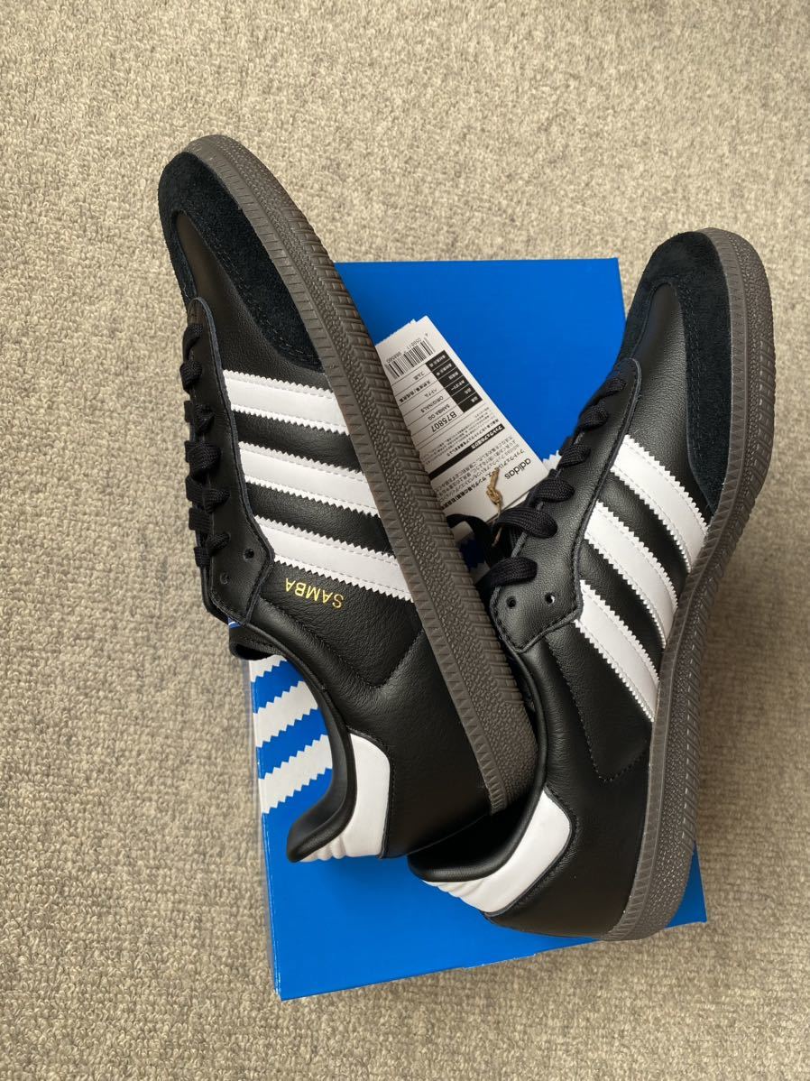 【新品】【未使用】adidas Samba OG Black White Gumアディダス サンバ OG ブラック ホワイト ガム 27.0cm