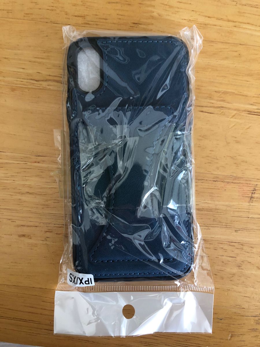 iPhone X XS スマホカバー　レザーケース カード収納ホルダースタンド機能 ブルーライトカットガラスフィルム付き