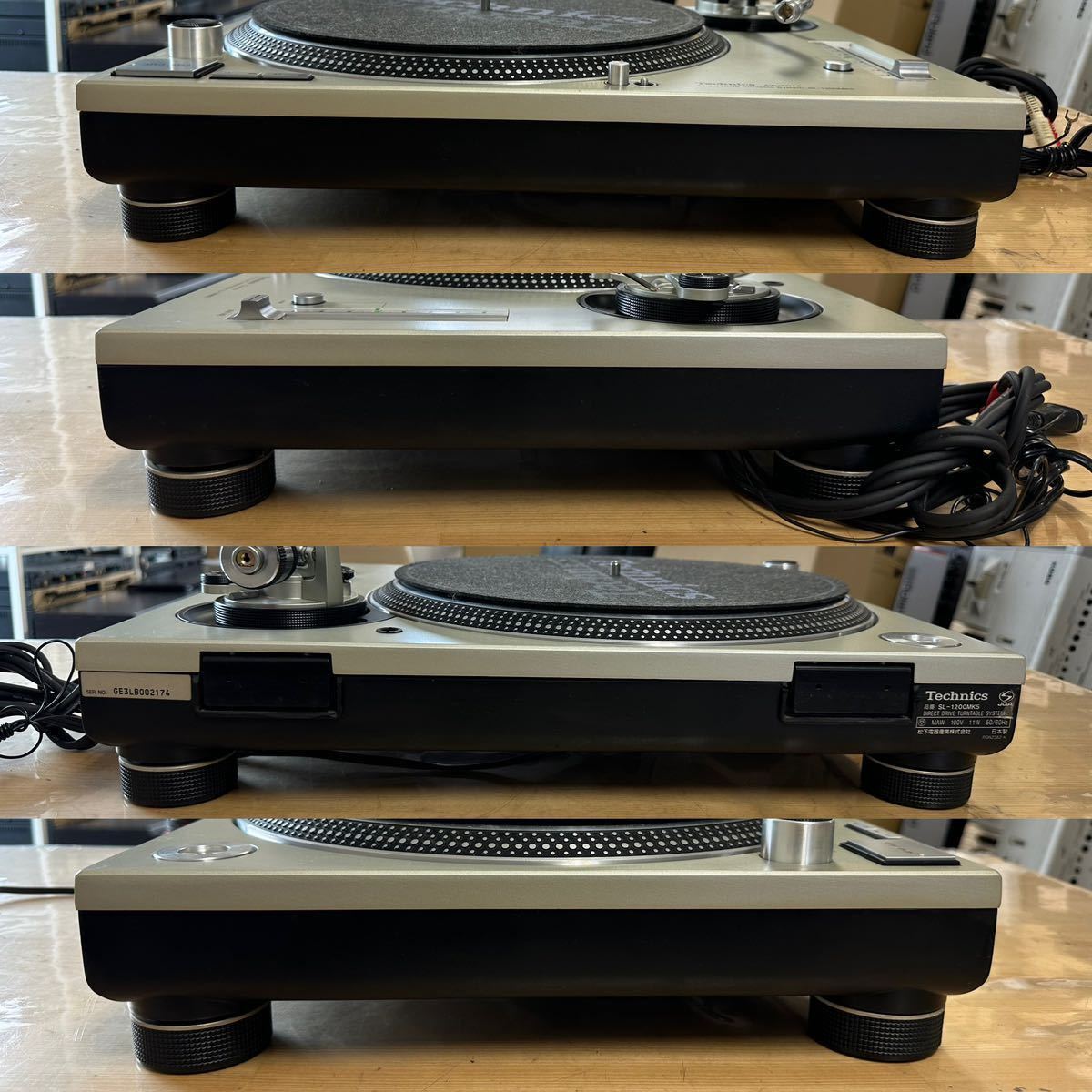 Technics SL-1200MK5 DIRECT DRIVE TURNTABLE SYSTEM テクニクス ターンテーブル 2003年製 ②_画像4