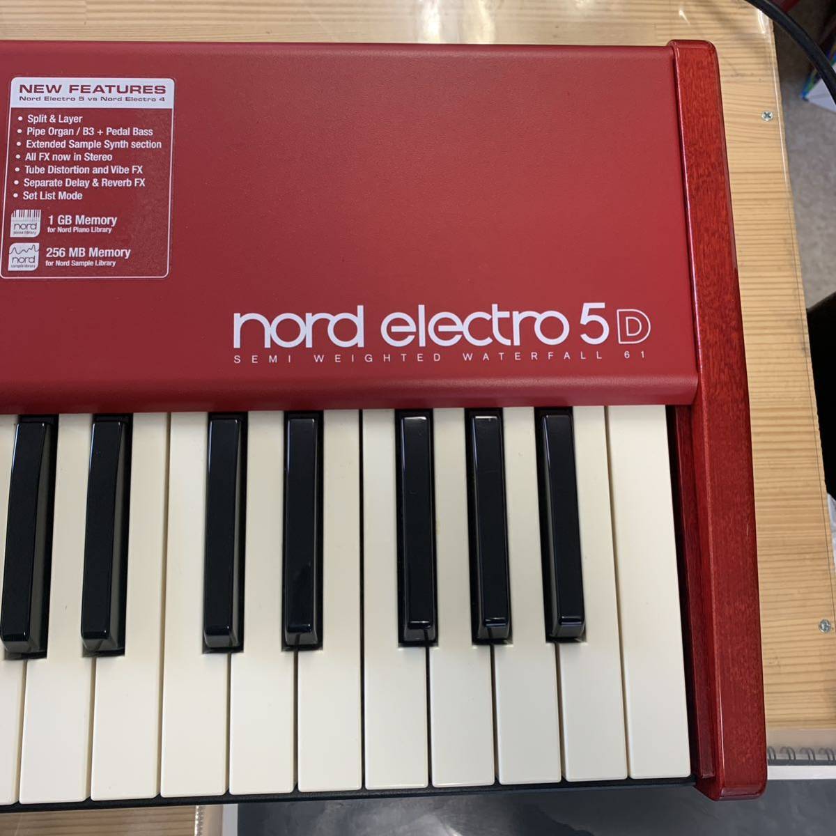 Clavia Nord Electro 5D 61 純正ソフトケース付の画像7