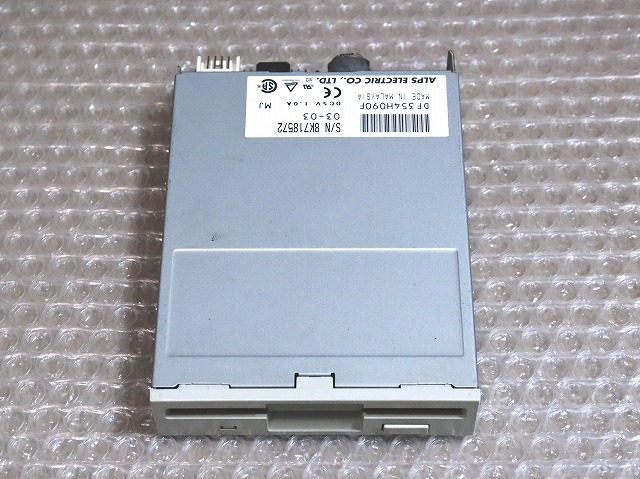 ■ 中古 3.5インチ フロッピーディスクドライブ　ALPS電気　DF354H090F_3.5 FDドライブ ALPS電気 DF354H090F