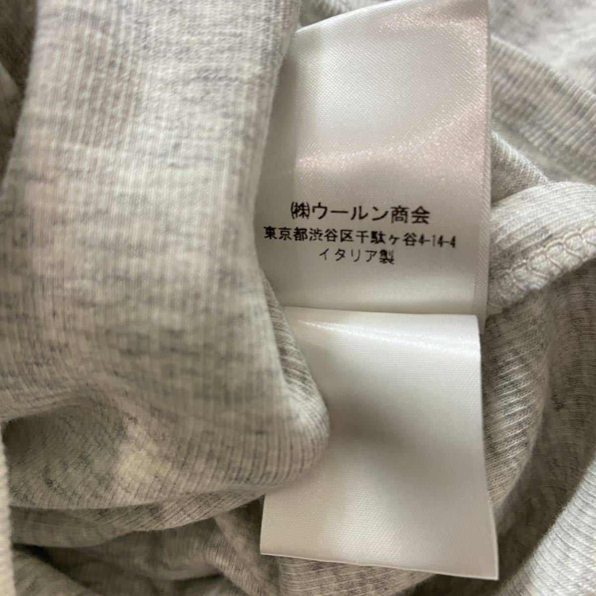 1スタ　美品 BRUNELLO CUCINELLI ブルネロクチネリ リブ コットン カットソー 長袖 トップス レディース M グレー_画像8