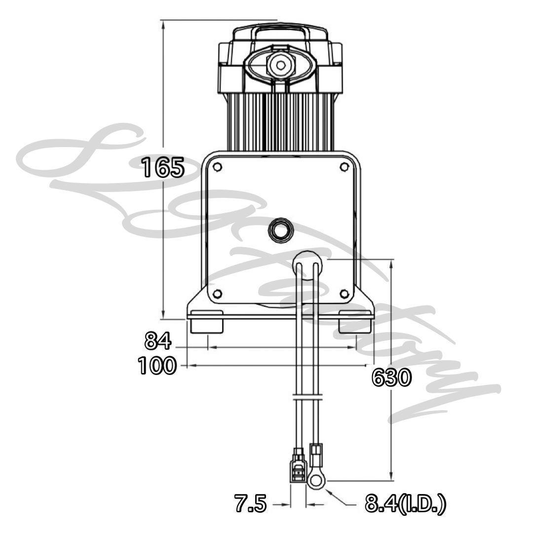 コンプレッサー AC-444改 X444U ブラック 高出力タイプ ハイパワー仕様 1/4NPT 200PSI エアサス_画像8