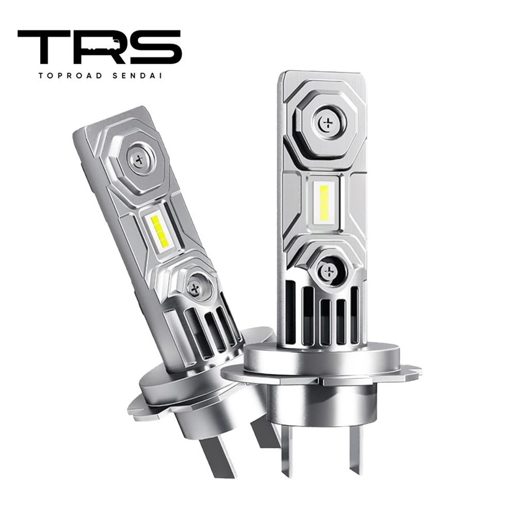 TRS H7 LEDヘッドライト ホワイト 30W 8000lm 12V/24V対応 車検対応 ノイズ防止 防水 2個セット 310120_画像1