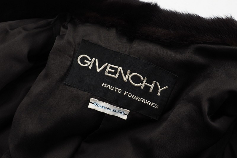 GP1633▼USA製▼ジバンシィ/GIVENCHY*マホガニーミンク MINK 逆毛ミンク*最高級毛皮*ファーコート ハーフコート*M相当*ブラウン系_画像9