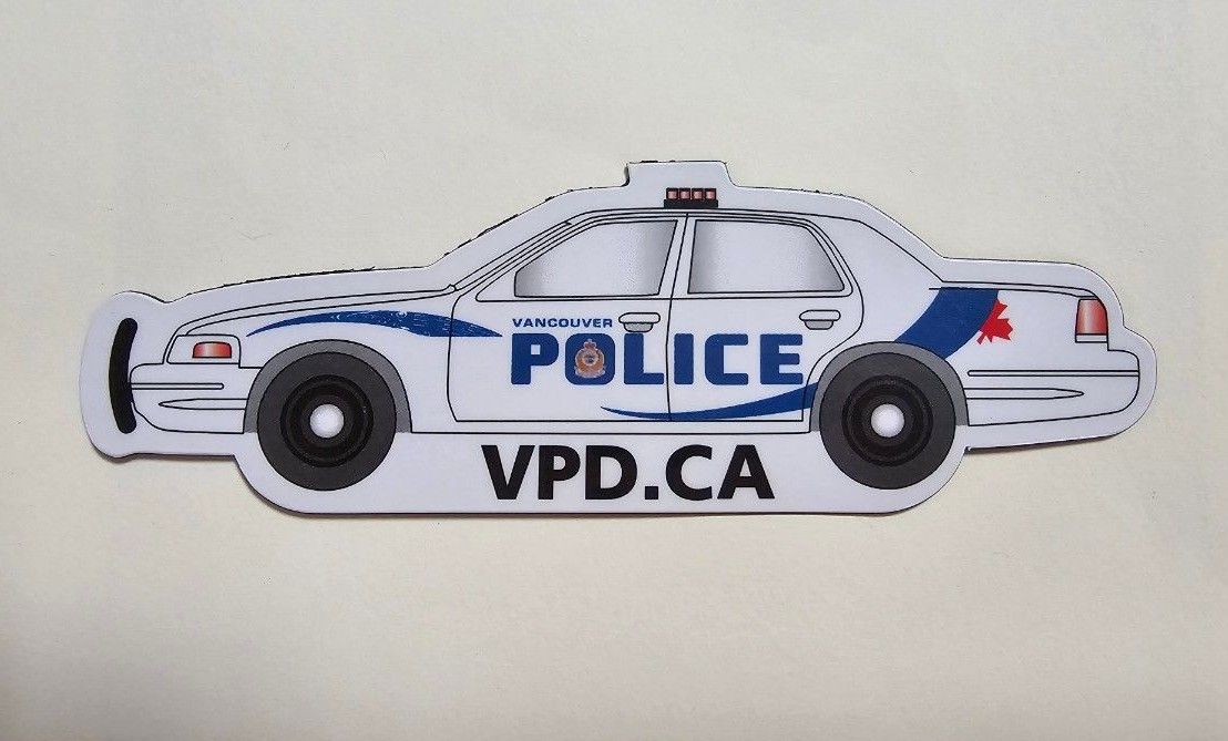 カナダ バンクーバー パトカー ポリスカー 警察 POLICE マグネット 非売品 レア
