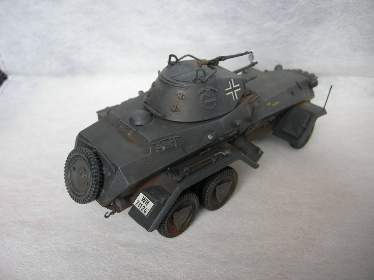 【プラモデル 完成品 1/35　WWⅡ　ドイツ軍　sd.kfz.231　６輪装甲車】_画像5