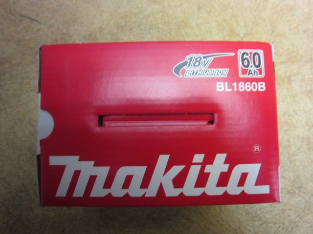 新品 makita マキタ リチウムイオンバッテリ 純正 BL1860B 18V 6.0Ah 雪 飛行機マーク 残容量表示付 急速充電対応 バッテリー 電動工具 8の画像7