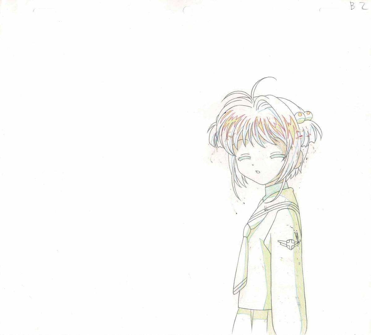  Cardcaptor Sakura дерево .книга@ Sakura цифровая картинка анимация исходная картина CLAMP.. фирма Nakayoshi KC Deluxe грязь house [A608]
