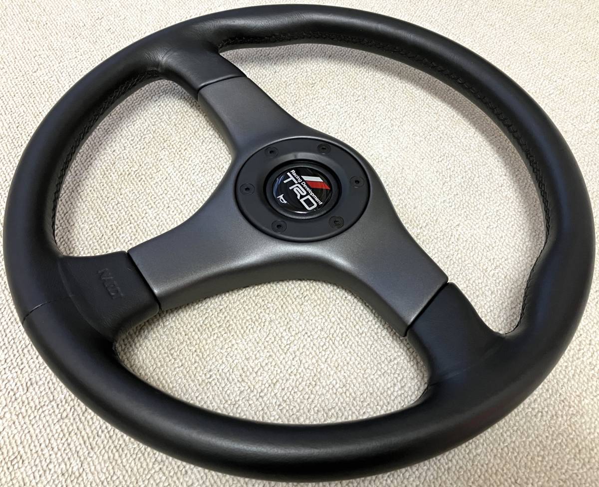 【美品】NARDI ナルディ ガラ3 ステアリング 365mm TRD ホーンボタン/トヨタ/AE86/SW20/JZX100/土屋圭市/ドリキン/TOM‘S/トムズ/MOMO/モモ_画像6