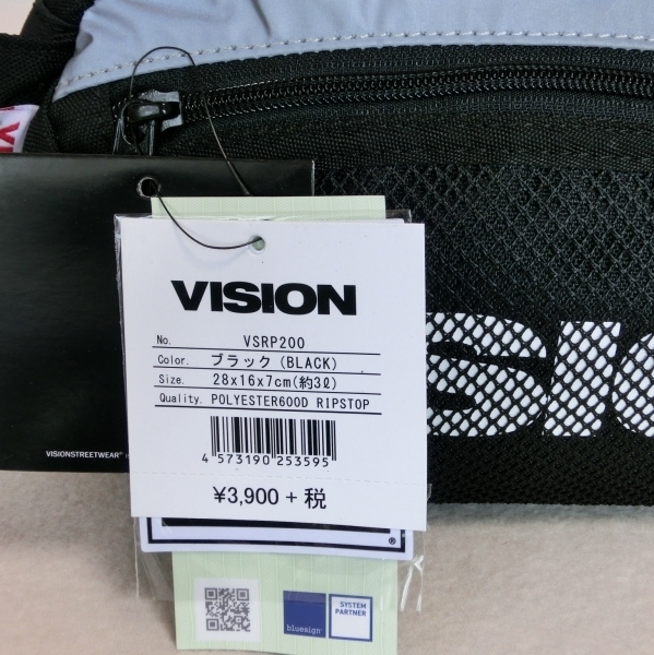 ビジョン　ボディバッグ・ウエストバッグ・ヒップバッグ　VSRP200　黒 p7234bkメ　3,900円　VISION STREET WEAR_画像4