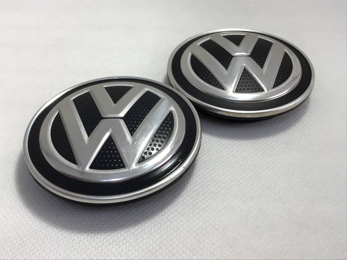 313】 即決 VW フォルクスワーゲン 純正ホイール センターキャップ 2個 ホイールキャップ 66mm 5G0 601 171_画像5