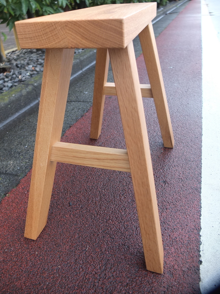 絶版品 MUJI 無印良品 オーク無垢材 木製ベンチ(小) w485mm 絶版品 MUJI 無印良品 オーク無垢材 木製ベンチ(小) w485mm