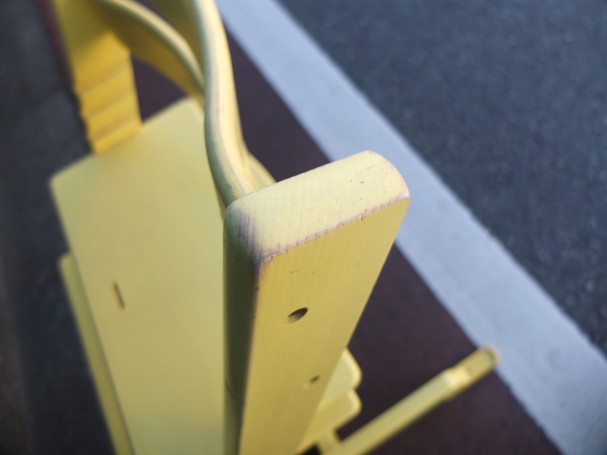 STOKKE Tripp Trapp Chair Yellow 高さ調整チェア ストッケ トリップトラップ イエロー チェア 子供椅子 ベビーチェア チャイルドチェア_画像6
