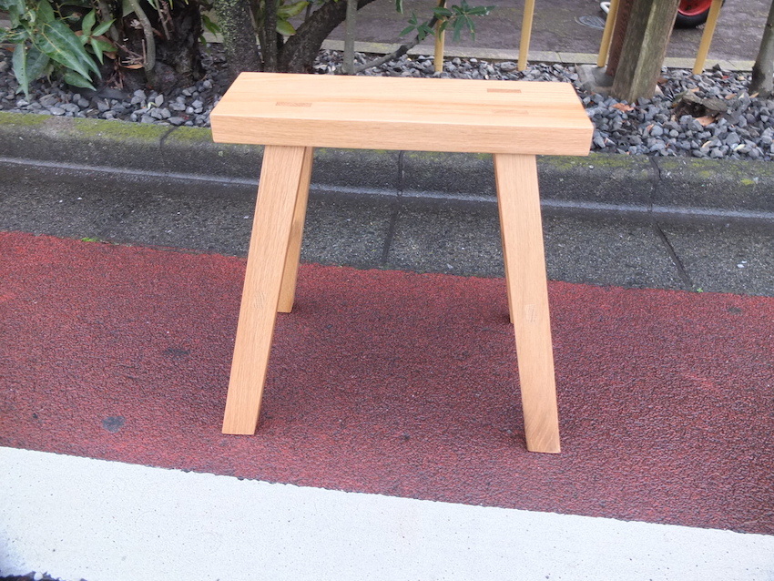 絶版品 MUJI 無印良品 オーク無垢材 木製ベンチ(小) w485mm 絶版品 MUJI 無印良品 オーク無垢材 木製ベンチ(小) w485mm