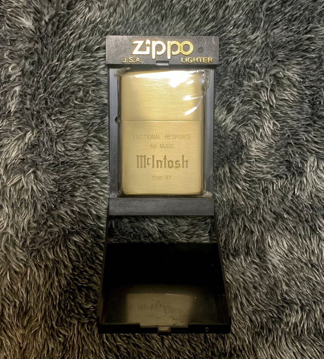 【新古品?】ZIPPO McIntosh ジッポー マッキントッシュ Hi-Fi Sound McIntosh From NY 喫煙具 オイルライター レア オーディオ 煙草の画像1