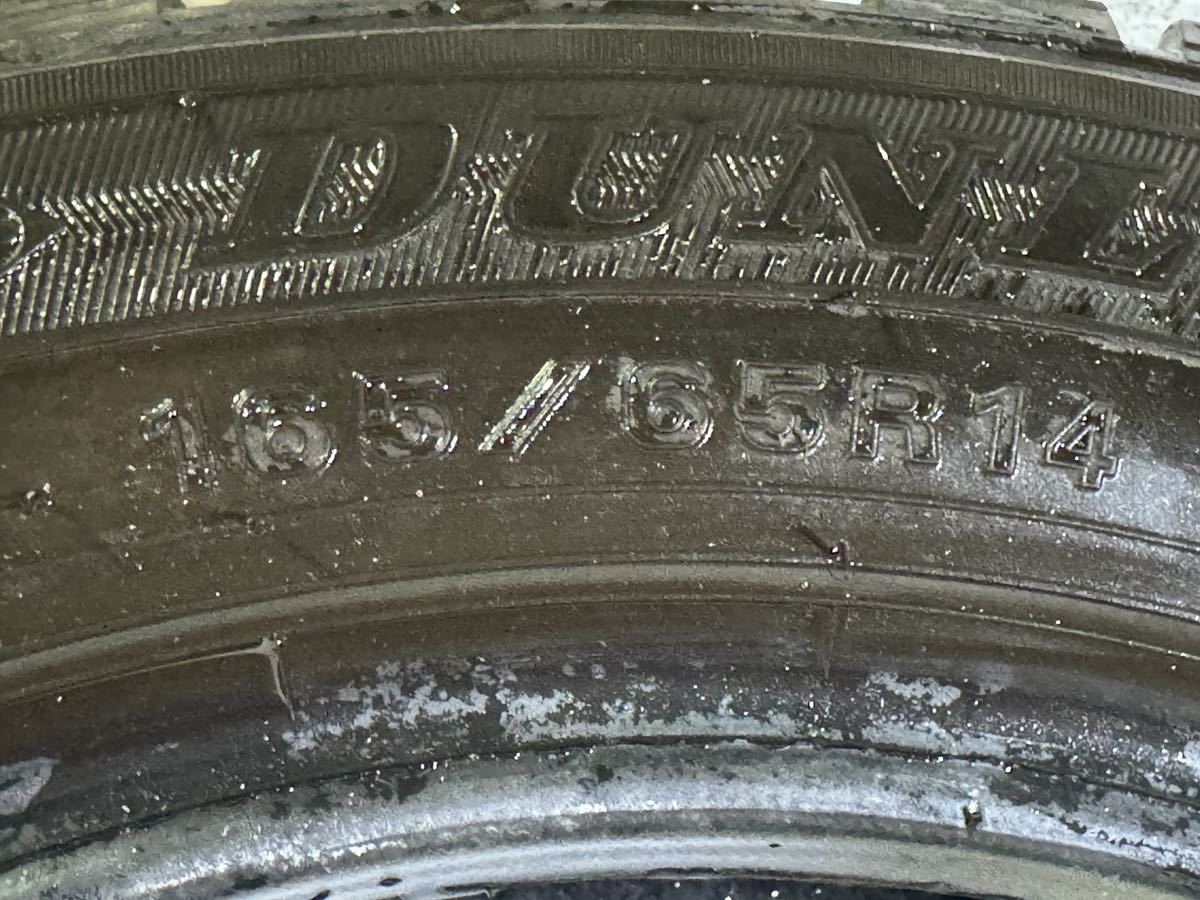 A341 【165/65R14】 2018製 ダンロップ WINTER MAXX スタッドレス 4本　7分山_画像8