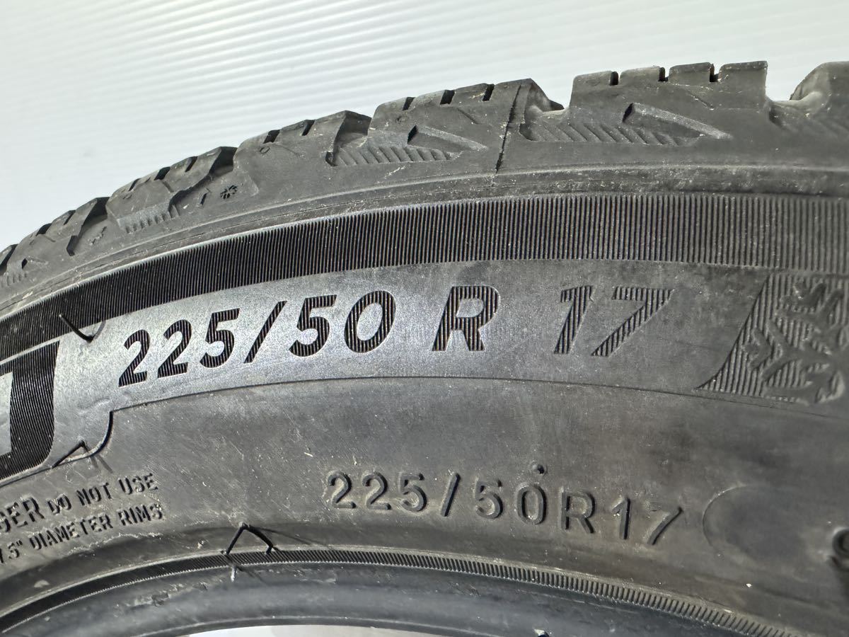 A381 2020製　ミシュラン X-ICE SNOW 225/50R17 スタッドレスタイヤ　4本　7分山_画像9