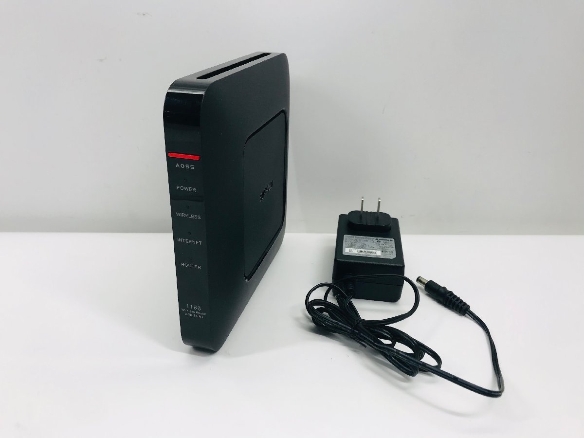 中古動作品　BUFFALO /バッファロー 無線LANルーター WSR-1166DHP3(スタンドなし)_画像2