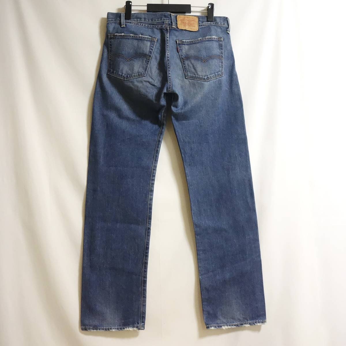 【LEVI'S LVC リーバイス 501 BIG E 1971年モデル W34】ローライズカスタム 日本製 復刻 71501 66 赤耳 XX_画像3