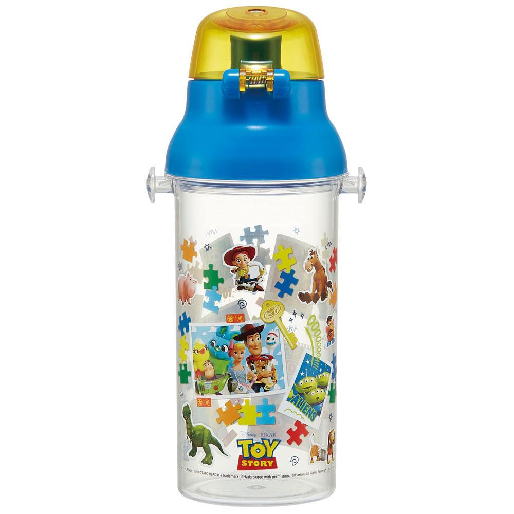  toy * -stroke - Lee flask mug bottle 480ml dishwasher correspondence direct .. plastic one touch clear bottle child child Kids Disney character 
