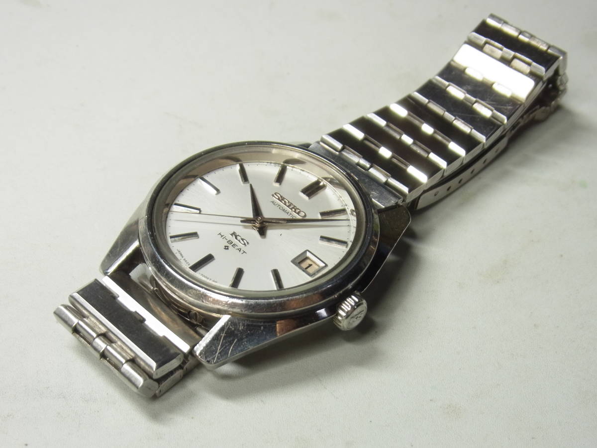 2401　SEIKO　キングセイコー　25石　5625　KS　ワンピース　早送可　動品_ガラス綺麗です