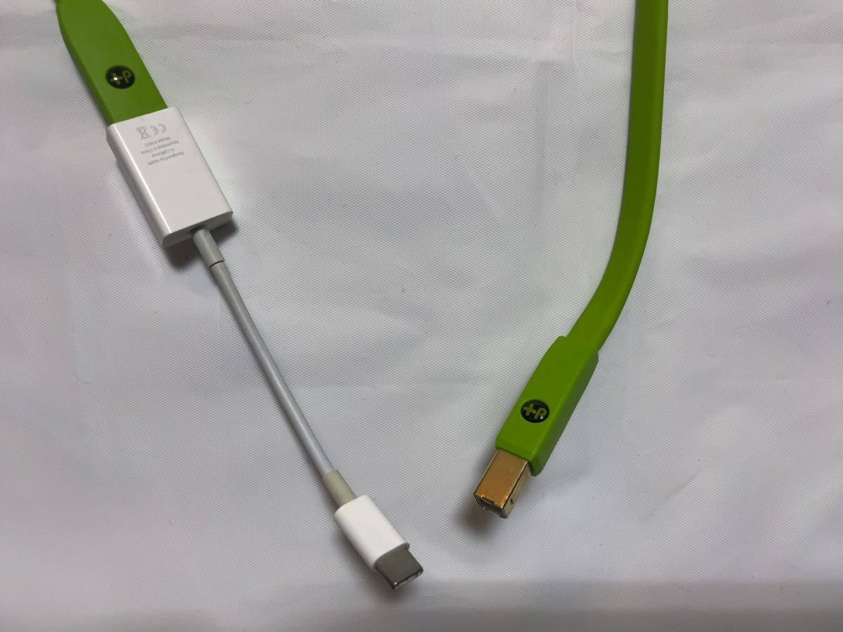 OYAIDE ( オヤイデ ) d+USB class B/0.7m USBケーブル Apple純正USB-C - USBアダプタ
