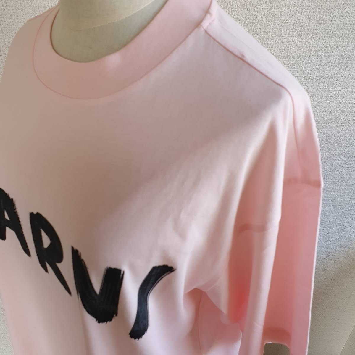 【【新品・未使用】MARNI KIDS ロゴプリントコットンTシャツ　ピンク　IT36　THJET49EPHUSCS11 LOC13_画像4