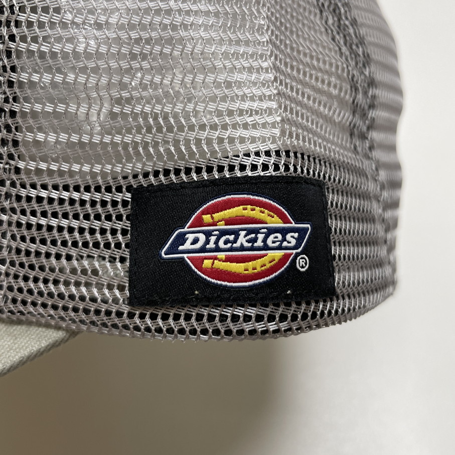 未使用品 Dickies グレー メッシュキャップ アメカジ メンズ レディース カジュアルアウトドア キャンプ バイク ロゴ刺繍タグ ディッキーズ_画像6