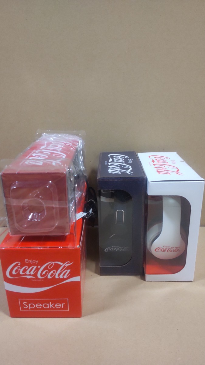 コカ・コーラ スピーカー & ヘッドフォン2種 計3個セットまとめて_画像10