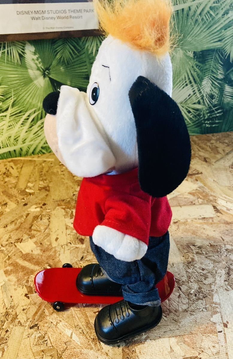 90' Droopy Dog doll②◇ドルーピー風スケボー人形◇レトロマイナーパチ無版権当時◆◇◆◇トムとジェリーMGMTom&Jerry_画像2