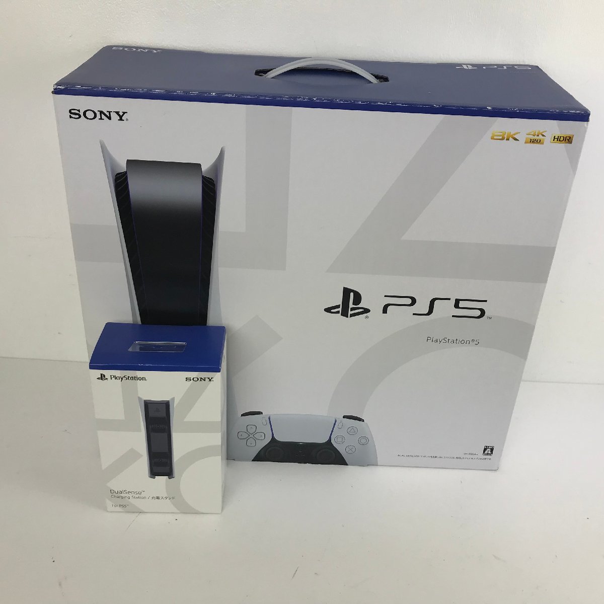 【ジャンク品・初期化済】SONY　PS5　本体（CF2-1000A01）＆充電スタンド【ゲーム-424】_画像1