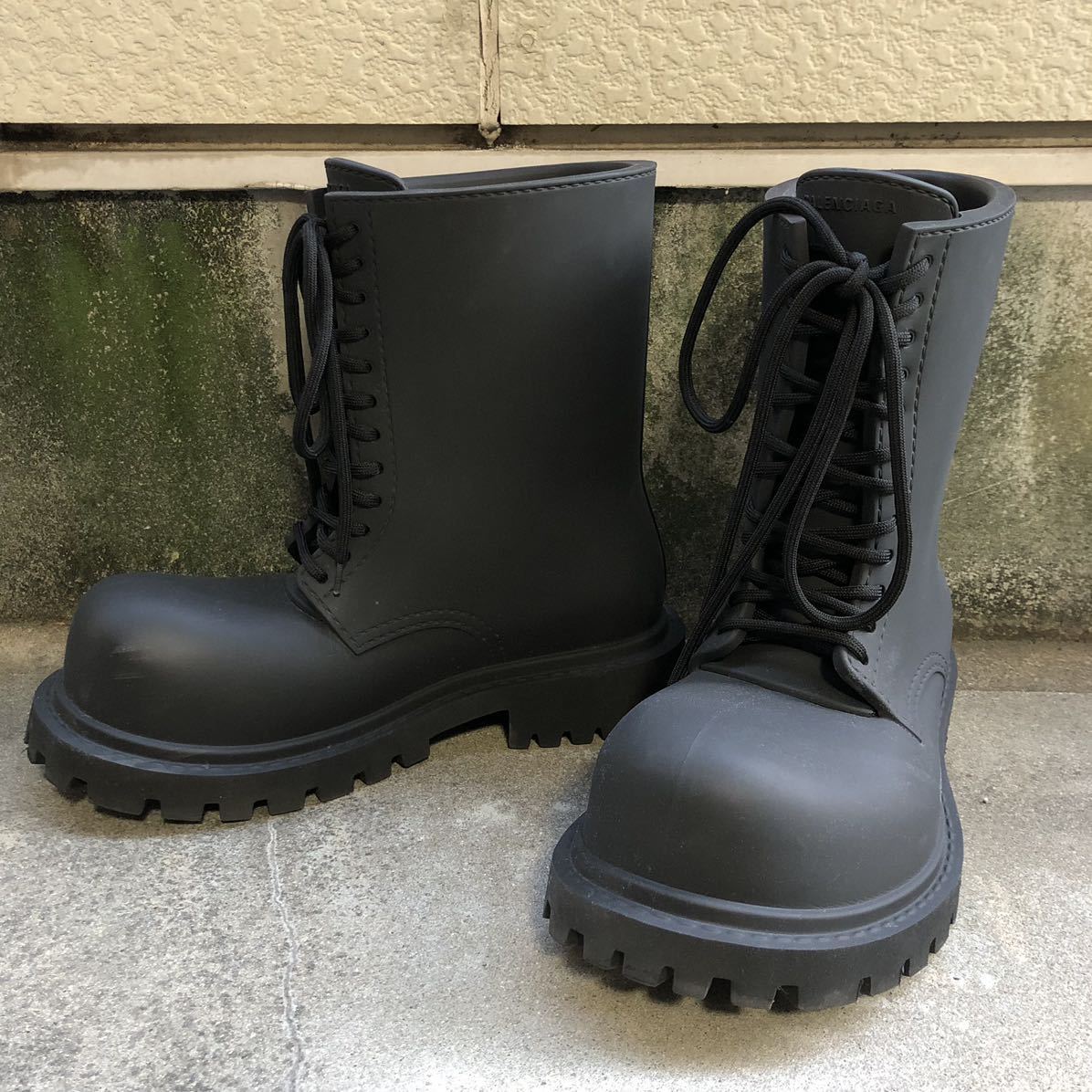 美品 BALENCIAGA バレンシアガ STEROID BOOTS ステロイド ブーツ サイズ42 クリーニング済み_画像6